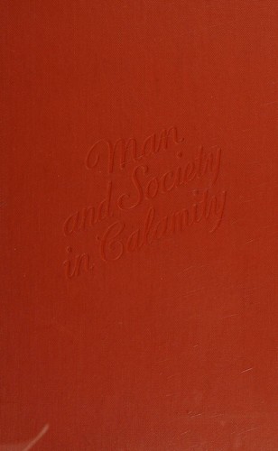 Cover for Man and society in calamity
