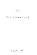 Cover for The New Norse language movement