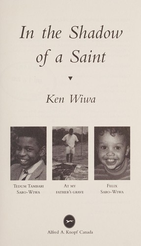 Cover for In the shadow of a saint