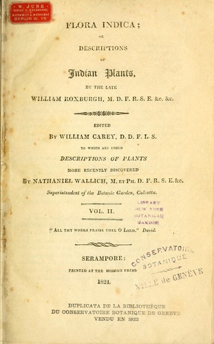 Cover for Flora Indica