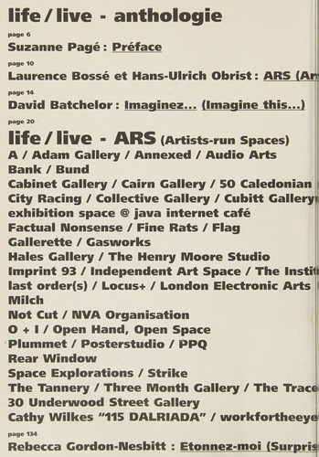 Cover for Life live