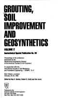 Cover for Grouting, Soil Improvement and Geosynthetics