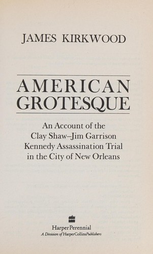 Cover for American grotesque