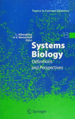 Cover for Systems biology