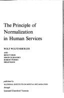 Cover for The Principle of Normalization in Human Services