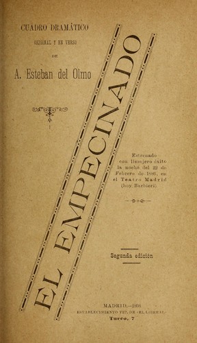 Cover for El empecinado
