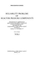 Cover for Reliability problems of reactor pressure components