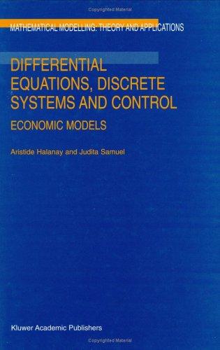 Cover for Differential equations, discrete systems, and control