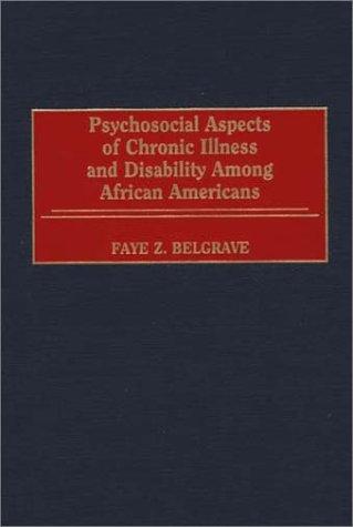 Cover for Psychosocial aspects of chronic illness and disability among African Americans