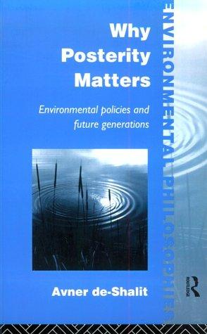 Cover for Why posterity matters
