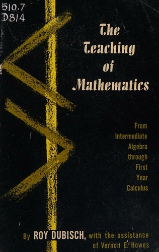Cover for The teaching of mathematics