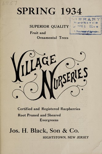 Cover for Village Nurseries