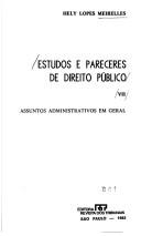Cover for Estudos e pareceres de direito público.