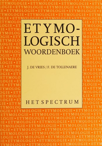 Cover for Etymologisch woordenboek