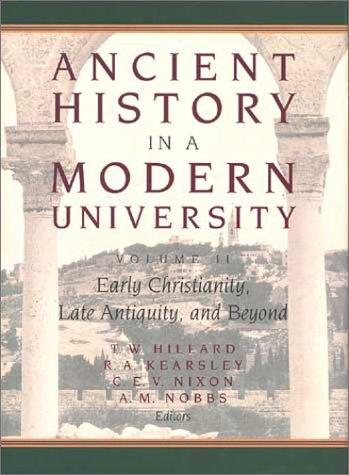 Cover for Ancient History in a Modern University
