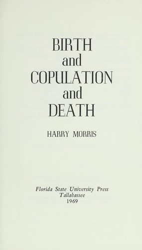 Cover for Birth, and copulation, and death