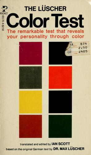 Cover for The Lüscher color test