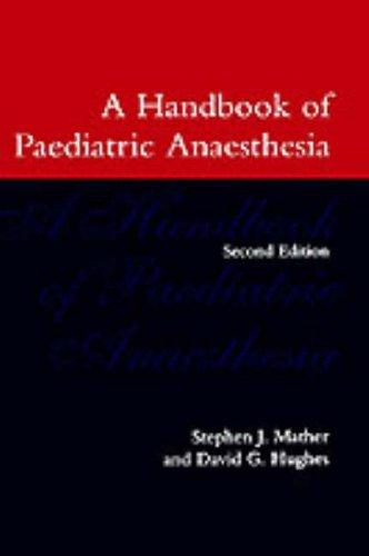 Cover for A handbook of paediatric anaesthesia