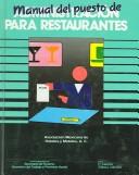 Cover for Manual de administracion para restaurantes