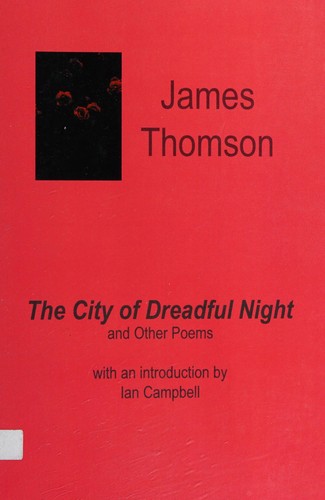 Cover for The city of dreadful night and other poems