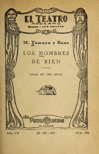 Cover for Los hombres de bien