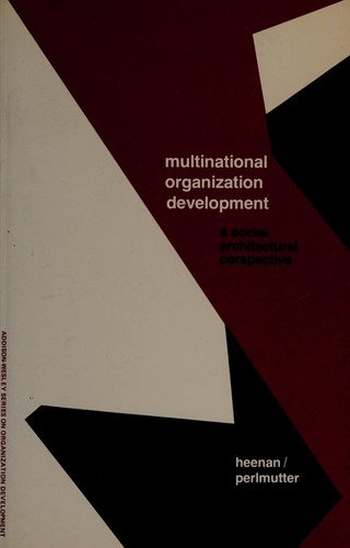 Cover for Multinational organization development