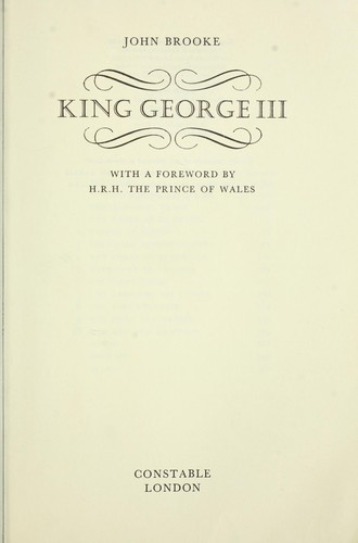Cover for King George III (Biography and Memoirs)