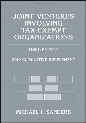 Cover for Joint Ventures Involving Tax-Exempt Organizations, 2010 Cumulative Supplement