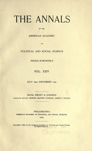 Cover for Selection of immigration