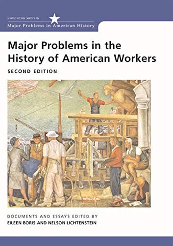 Cover for Major problems in the history of American workers