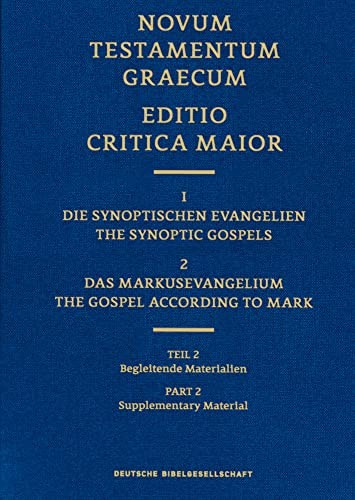 Cover for The Gospel of Mark, Editio Critica Maior 2.2
