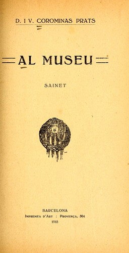 Cover for Al museu