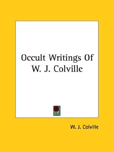 Cover for Occult Writings of W. J. Colville