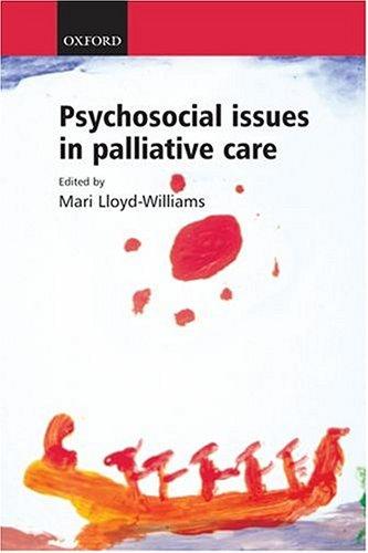 Cover for Psychosocial issues in palliative care