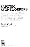 Cover for Zapotec stoneworkers