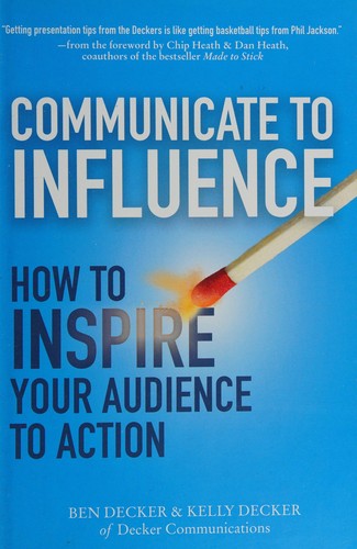 Cover for Communicate to Influence