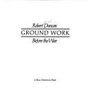 Cover for Ground Work