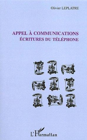 Cover for Appel à communications