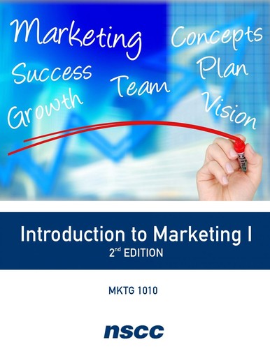Cover for Introduction to Marketing I 2e (MKTG 1010)