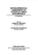 Cover for Developmental Assessment in Clinical Child Psychology