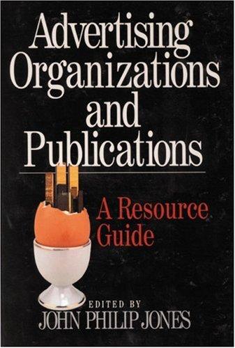 Cover for Advertising Organizations and Publications