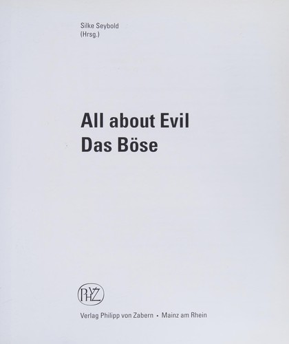 Cover for All about evil =