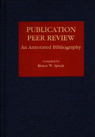 Cover for Publication peer review