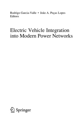 Cover for Electric Vehicle Integration into Modern Power Networks