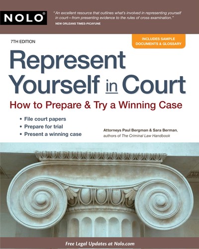 Cover for Represent yourself in court