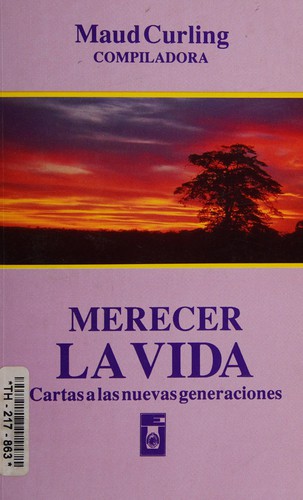 Cover for Merecer la vida