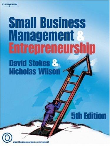 Cover for Small Businesss Management And Entrepreneurship