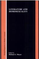 Cover for Literature and Homosexuality.