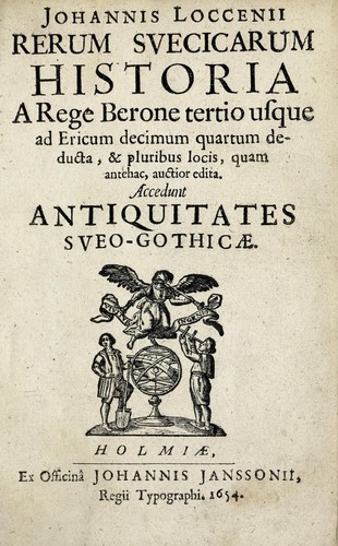 Cover for Johannis Loccenii Rerum Suecicarum historia