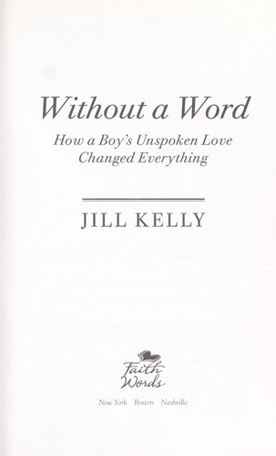 Cover for Without a word